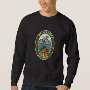 Mens Colourful Kayak Kayaking Kayaks Canoeing Padd Sweatshirt