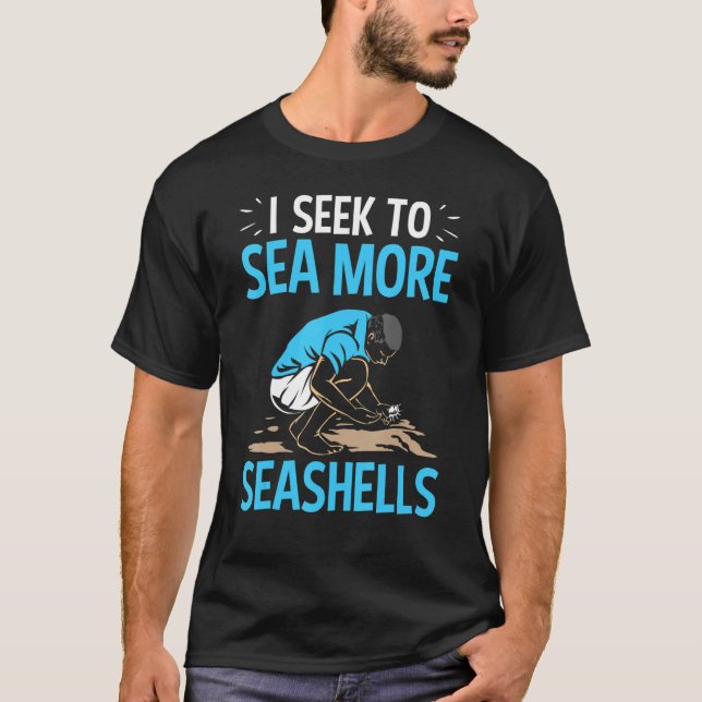 Mens Conchologists Conchology Seashell Outfit Seas T-Shirt (Front)