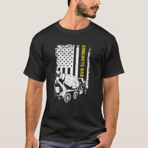 Mens Concrete Finisher For Construction Cement Wor T-Shirt