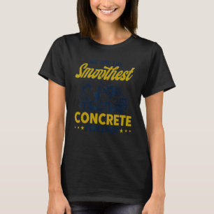 Mens Concrete Worker Concrete Finisher Vintage Con T-Shirt