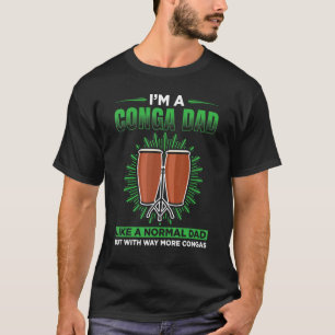 Mens Conga Drummer Conga Love Congas Player Tumbad T-Shirt