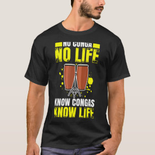 Mens Conga Drummer Conga Love Congas Player Tumbad T-Shirt