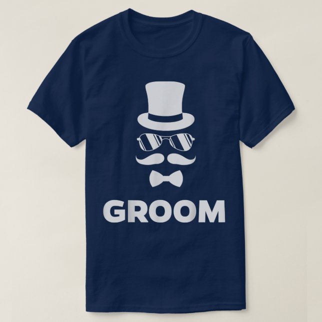 Mens Cool Bachelor Party Team Groom Stag Night Wed T-Shirt (Design Front)