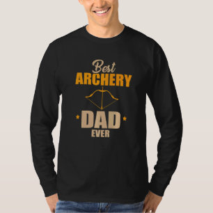 Mens Cool Best Archery Dad Ever Saying Apparel For T-Shirt