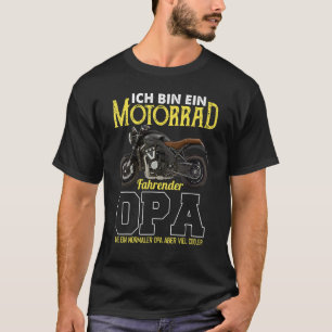 Men's Cool Biker Dad Motorcycle Idea Grandpa T-Shirt