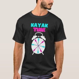 Mens Cool Fun Kayak Time For Men Who Love Kayaking T-Shirt