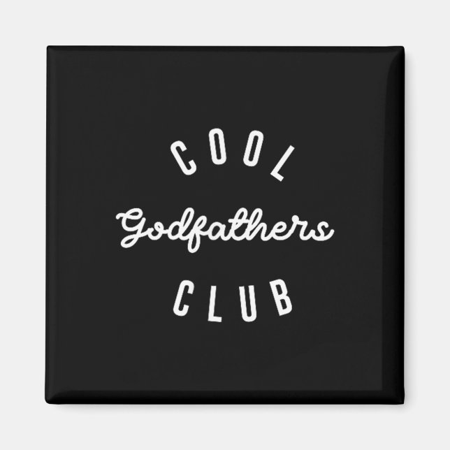 Mens Cool Godfathers Club, Pregnancy Announcement  Magnet (Front)