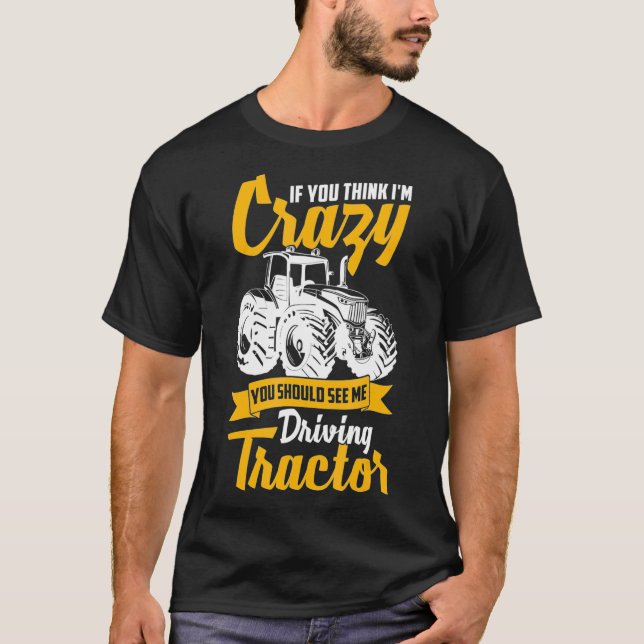 Mens Cool Local Farmer Tractor Driver Farming Me T-Shirt (Front)