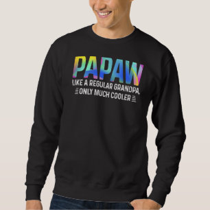 Mens Cool Papaw Definition Like A Regular Grandpa Sweatshirt