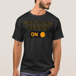 Mens Cool Statement Facial Hair Beard Growth Mascu T-Shirt