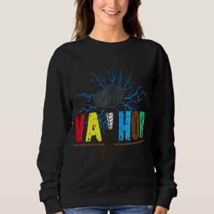 Mens Cool Va Thor Hammer Vathor Viking Dad Father' Sweatshirt