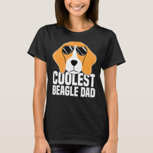 Mens Coolest Beagle Dad Beagle Dog T-Shirt