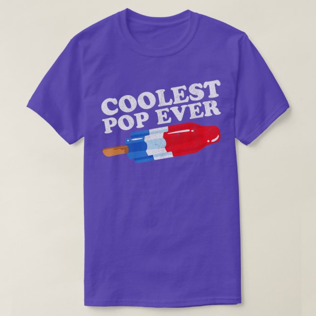 Mens Coolest Pop Ever Popsicle Funny Retro Bomb Fa T-Shirt (Design Front)