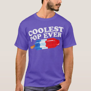 Mens Coolest Pop Ever Popsicle Funny Retro Bomb Fa T-Shirt