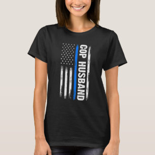 Mens Cop Husband Cop Police Cops T-Shirt