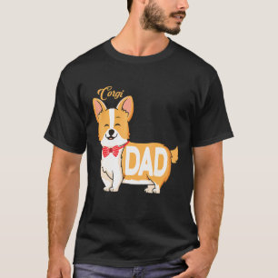 Mens Corgi Dad T T-Shirt