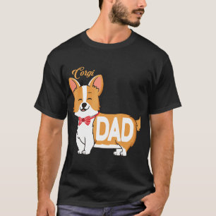 Mens Corgi Dad T T-Shirt