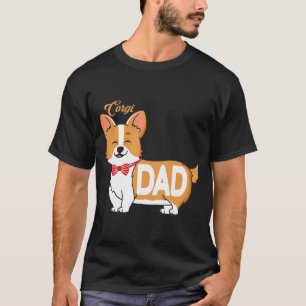 Mens Corgi Dad T  T-Shirt