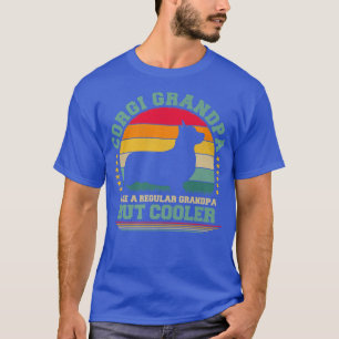 Mens Corgi Dog Lover Funny Vintage Corgi Grandpa F T-Shirt