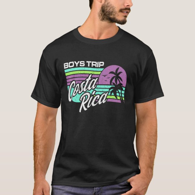 Mens Costa Rica Guys Mens Trip Matching Vacation C T-Shirt (Front)