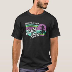 Mens Costa Rica Guys Mens Trip Matching Vacation C T-Shirt