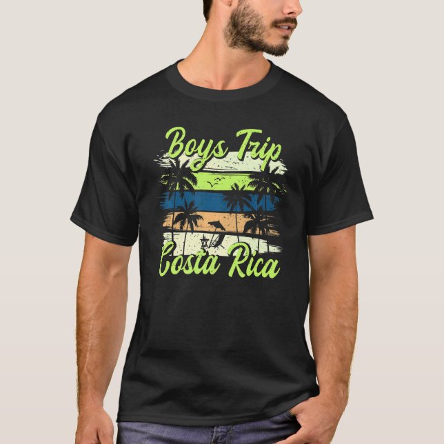 Mens Costa Rica Guys Trip Matching Mens Costa Rica T-Shirt (Front)