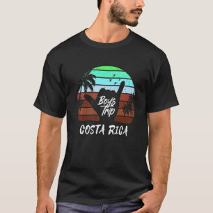Mens Costa Rica Guys Trip Matching Surfer Shaka Si T-Shirt