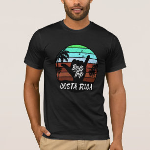 Mens Costa Rica Guys Trip Matching Surfer Shaka Si T-Shirt