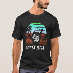 Mens Costa Rica Guys Trip Matching Surfer Shaka Si T-Shirt