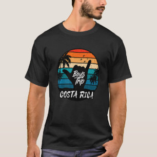 Mens Costa Rica Guys Trip Matching Vacation Surfer T-Shirt