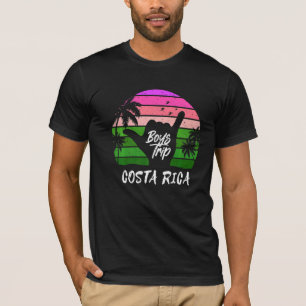 Mens Costa Rica Guys Trip Matching Vacation Surfer T-Shirt