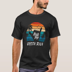Mens Costa Rica Guys Trip Matching Vacation Surfer T-Shirt
