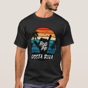 Mens Costa Rica Guys Trip Matching Vacation Surfer T-Shirt