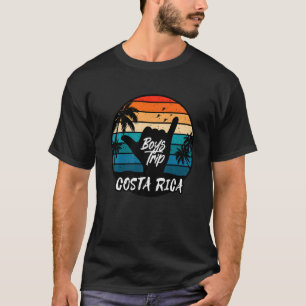Mens Costa Rica Guys Trip Matching Vacation Surfer T-Shirt