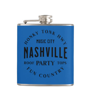 Men's Country Western Whiskey Vinyl Wrapped Flask