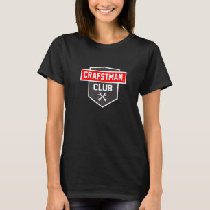 Mens Craftsman Club Graphic Electrician Worker Too T-Shirt