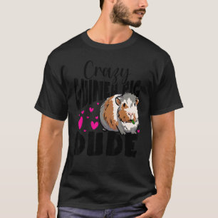 Mens Crazy Guinea Pig Dude Graphic Animal Lover Pe T-Shirt