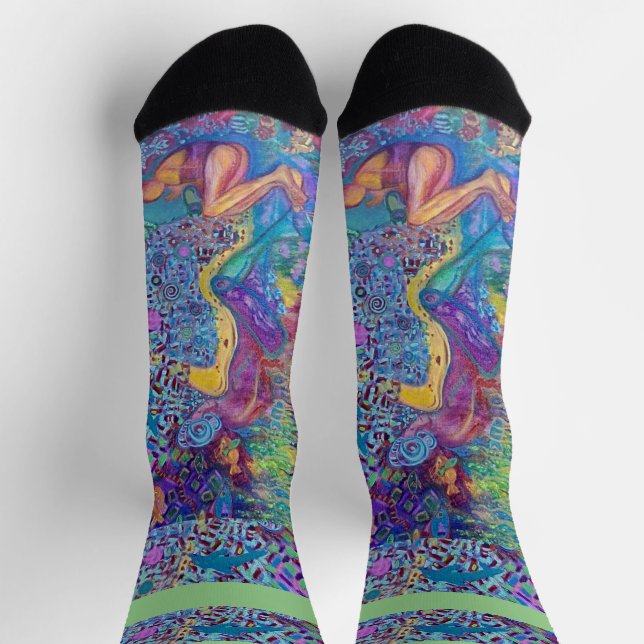 Men's crew socks, designer socks, men's socks (Top)