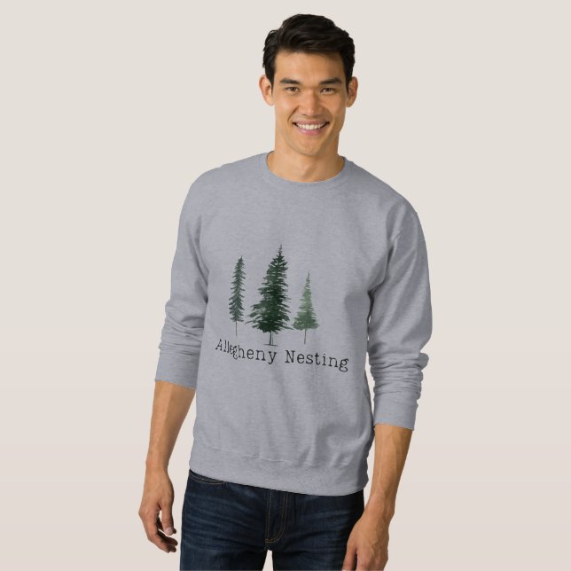 Men's Crewneck Allegheny Nesting Sweatshirt (Front Full)