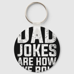 Mens Cringe Puns Fathers Day Gift Humourous Sarcas Key Ring