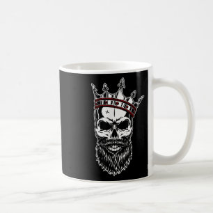 Mens Crown Skull Fashion Tattoo Coffee Mug