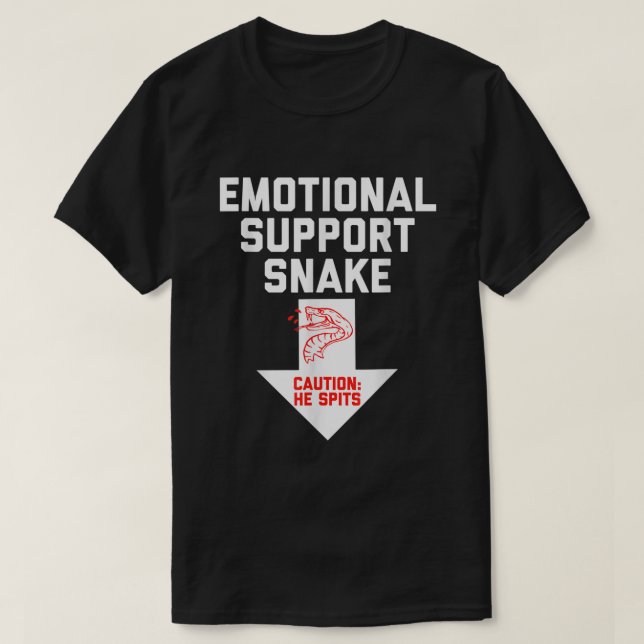 Mens Crude Humour Inappropriate Emotional Support  T-Shirt (Design Front)