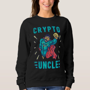 Mens Crypto Uncle Bitcoin Coin Hodl Cryptocurrency Sweatshirt