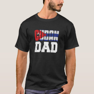 Mens Cuba Graphic For Boys Men Dads Cuban Father T-Shirt
