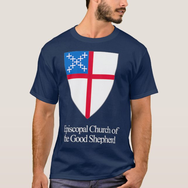 Mens Custom Designed Episcopal Church of the T-Shirt (Front)