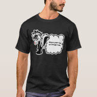 Men's Customisable Skunk Shirt.