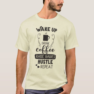 Men's Cute Custom Coffee T-Shirt