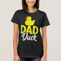 Mens Cute Duckling Duckies Dad Duck Father's Day