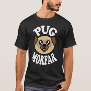 Mens Cute Pug Morfar T-Shirt