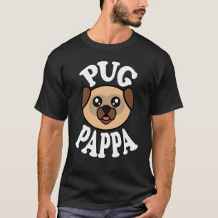 Mens Cute Pug Pappa T-Shirt